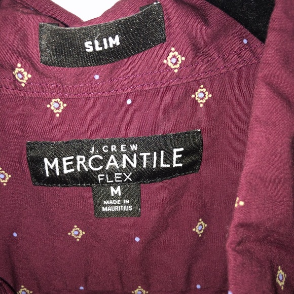J. Crew Maroon Button Down - Picture 3 of 3